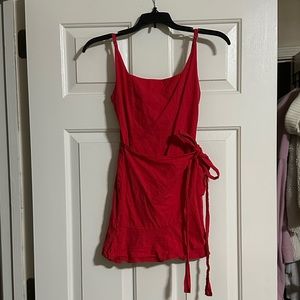 ♡°◌princess polly red cottage hill mini dress◌̊°♡ ✨